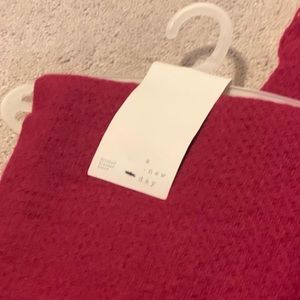 NEW a new day brushed blanket scarf. Burgundy.
